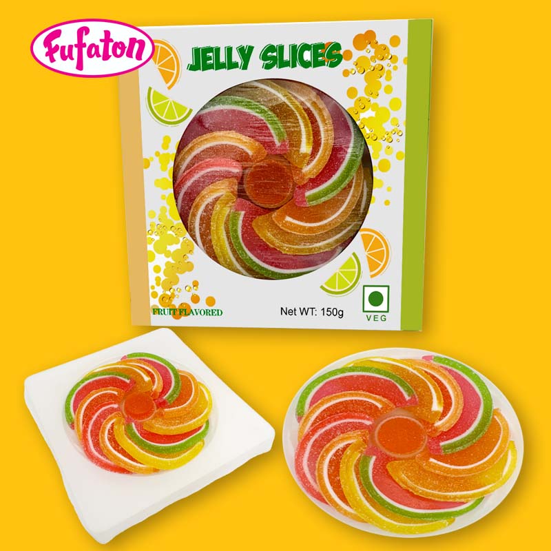 Jelly Fruit Slices Candy in Gift Box