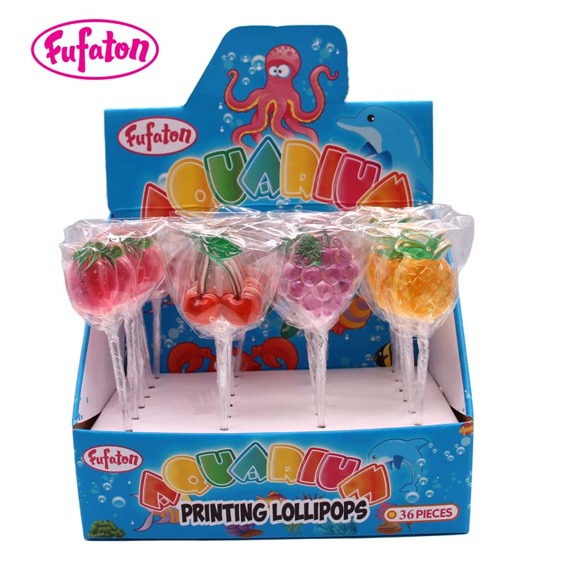 3D Fruit Shape Printing Lollipop Candy
