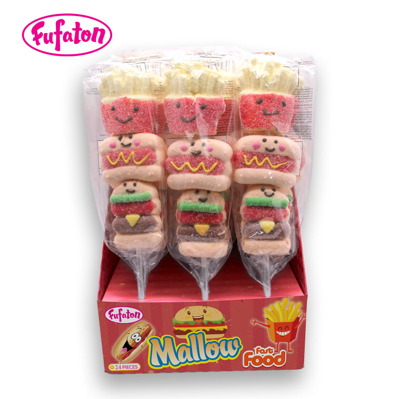Fast Food BBQ Marshmallow Candy Wholesale | Novelty Marshmallow Candy Manufacturer