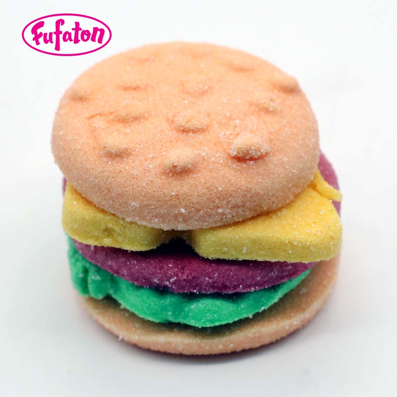 50g Fruit Flavored Giant Mallow Burger Wholesale | Marshmallow Burger Manufacturer