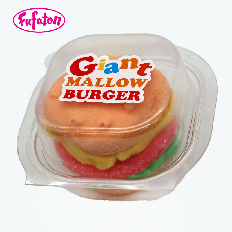 50g Fruit Flavored Giant Mallow Burger Wholesale | Marshmallow Burger Manufacturer