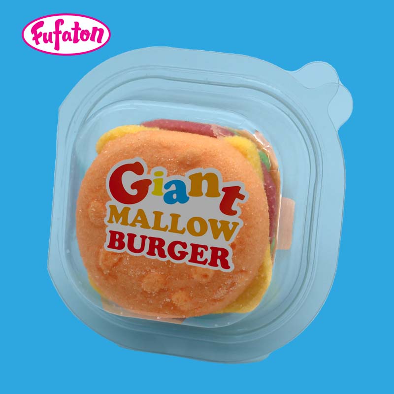 50g Fruit Flavored Giant Mallow Burger Wholesale | Marshmallow Burger Manufacturer
