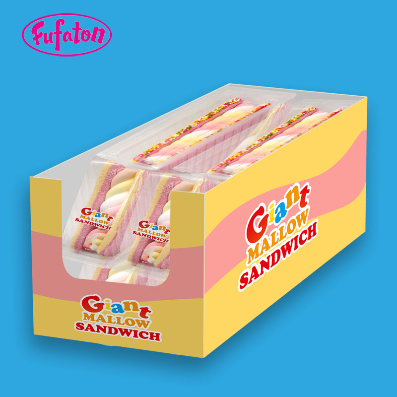 65g Fruit Flavored Giant Marshmallow Sandwich Candy | OEM Marshmallow Manufacturer & Supplier